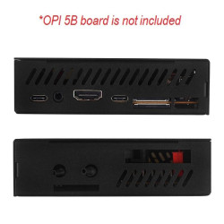 Metal CASE - Orange Pi 5/5B (with Cooling Fan and Antenna)